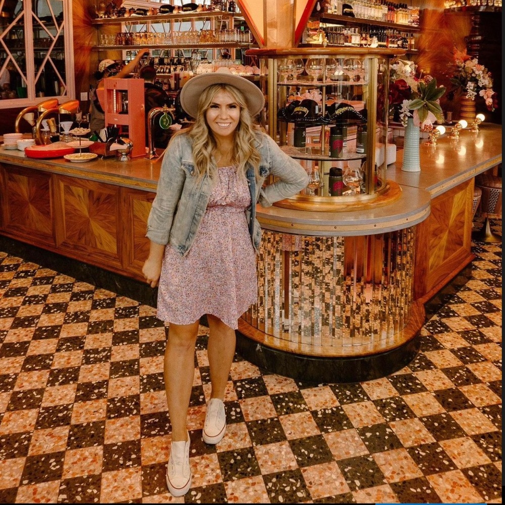 Puff Sleeve Mini Dress